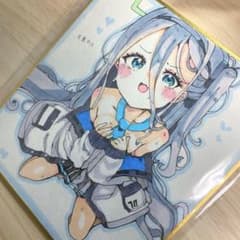 と*ん様 ブルアカ 天童アリス ファンアート ハンドメイド 色紙 - メルカリ