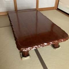 座卓 天然木一枚板 - メルカリ