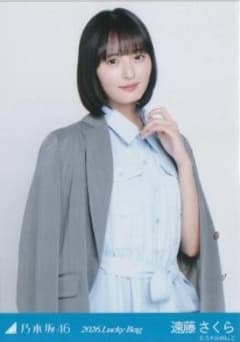 硬質ケース発送】 遠藤さくら 生写真 シャツワンピース チュウ 福袋 A