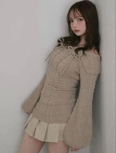 Aura cable knit tops andmary - メルカリ