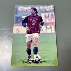 パオロ・マルディーニ ACミラン サイン入り写真 サッカー選手 - メルカリ