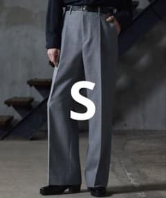 CLEL core. 尾州ウール スラックス グレー Sサイズ - メルカリ