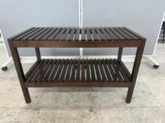 IKEA MOLGER モルゲル ベンチ ブラウン ① - メルカリ