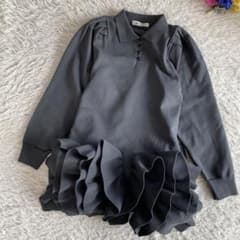 HIAND Ruffled-Hem Polo Dress - メルカリ