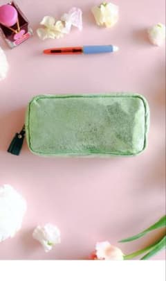 ペチカペンケースPETTICKA本革ラメmememeペンケース ラメグリーン