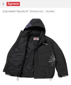 Supreme x Spyder Technical Jacket Black - メルカリ