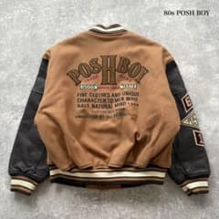 POSH BOY】 80s ポッシュボーイ ヴィンテージ スタジャン 刺繍 - メルカリ