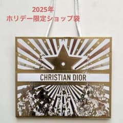 ディオール 2025年限定 ショッパー クリスマス 紙袋 ホリデー DIOR
