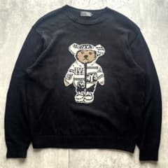 Lサイズ ヒステリックグラマー ニット セーターヒスベア刺繍入り 熊