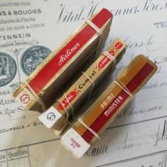 ビンテージシガーバンド3束セット 海外紙モノ ジャンクジャーナル素材