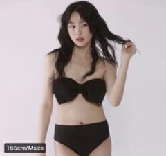 2way ribbon motif swimwear S - メルカリ