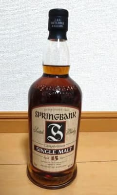 旧ラベル スプリングバンク SPRINGBANK 15年 700ml - メルカリ
