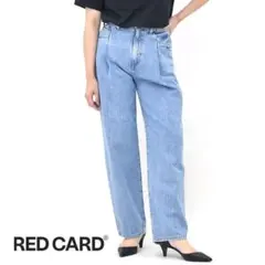 2026年最新】RED CARD TOKYO デニムカラー：ブルー ストレートデニムの