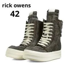 2026年最新】rick OWENS mega geobasketの人気アイテム - メルカリ