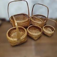 2026年最新】竹の手編み籠の人気アイテム - メルカリ