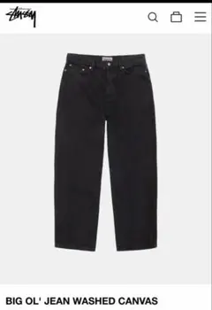 2026年最新】stussy big ol' jean washed canvasの人気アイテム - メルカリ