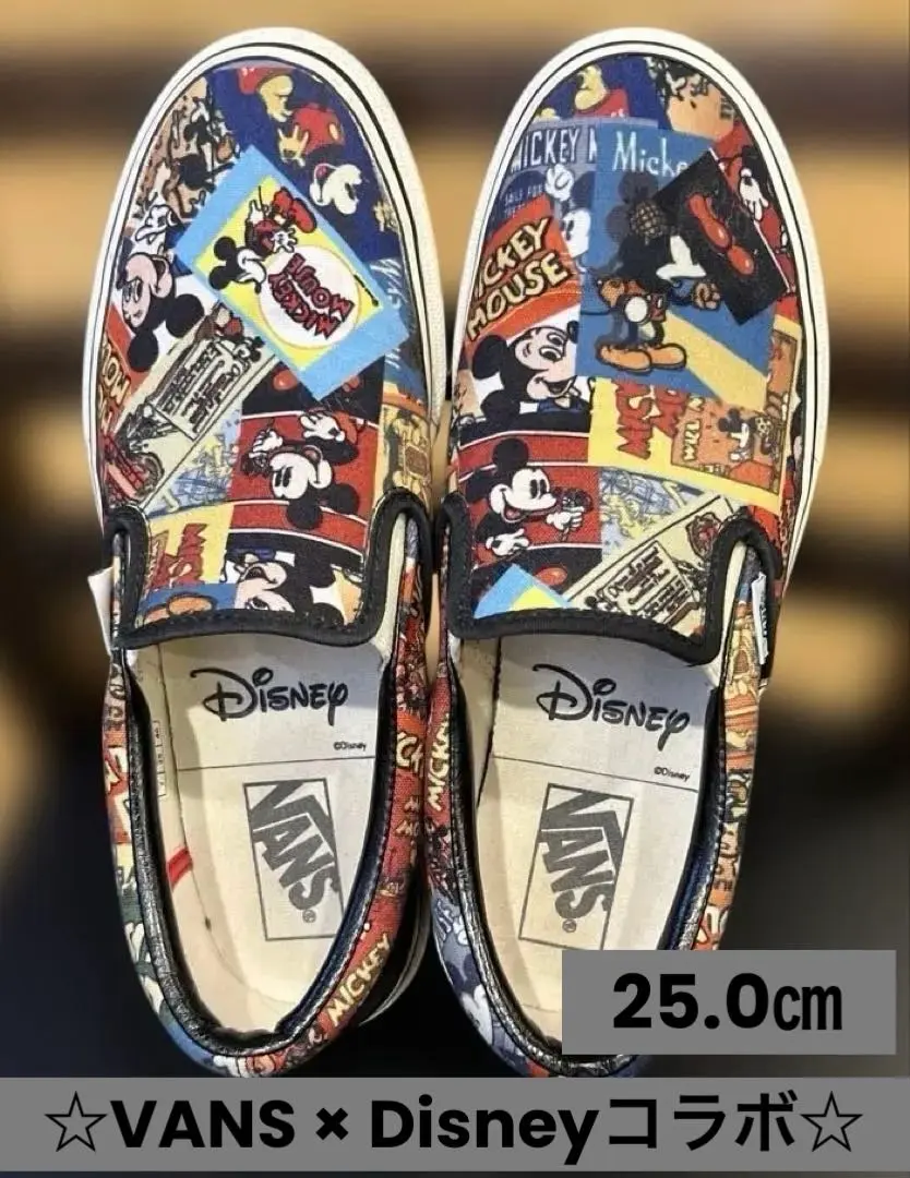 2026年最新】VANS DISNEY スリッポンの人気アイテム - メルカリ