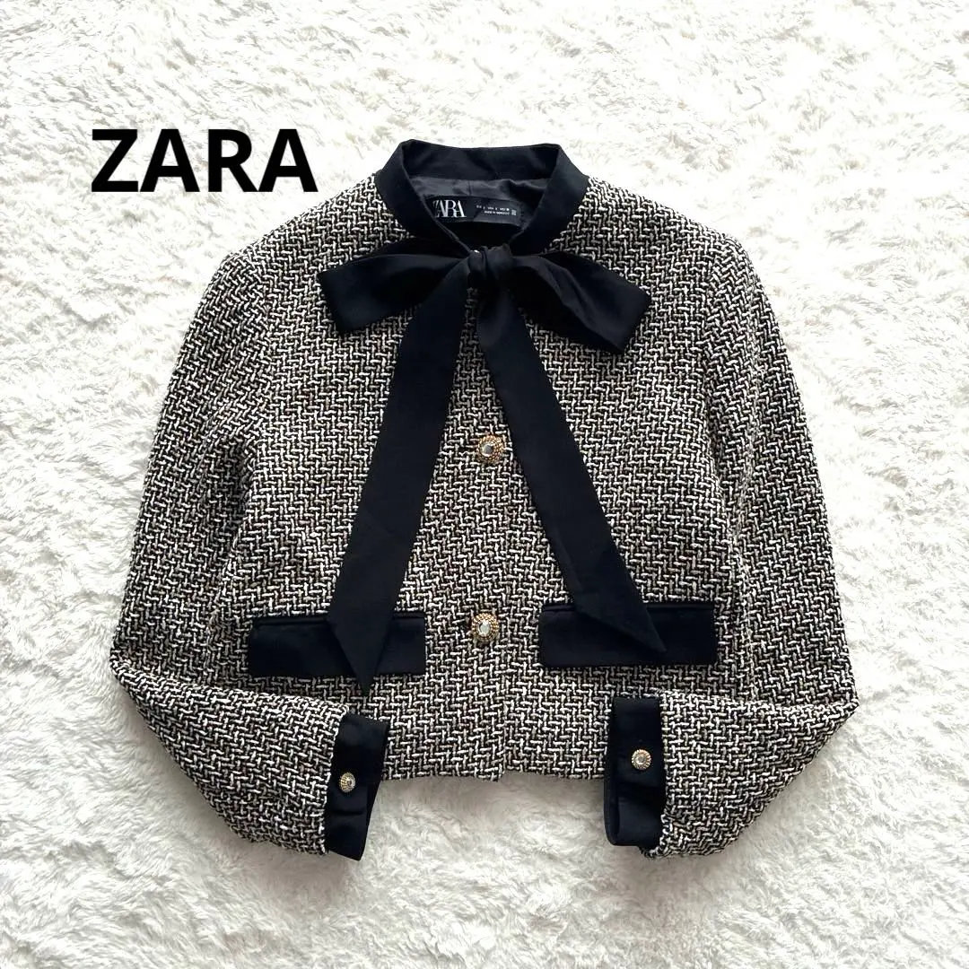 2026年最新】zara リボンディテール テクスチャーブレザーの人気