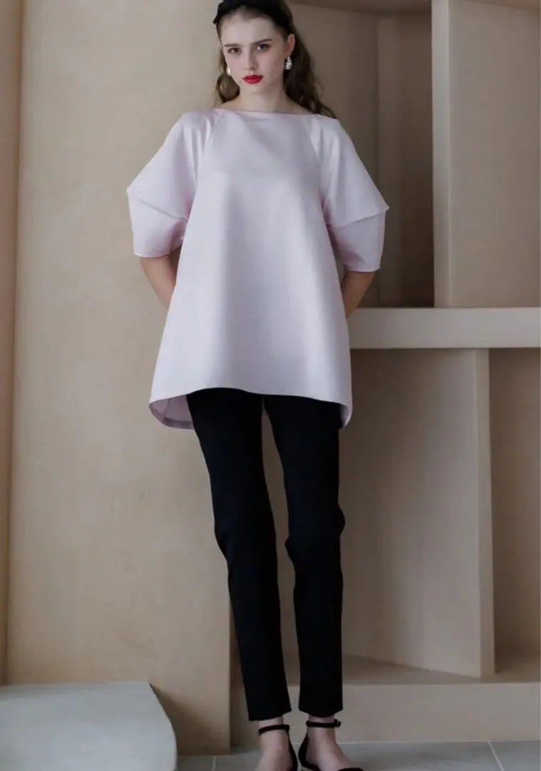 新品 liten リテン キャンディブラウスキャンディチュニック アイボリー