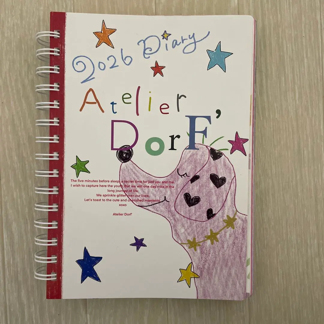 2026年最新】ATELIER dorf' 2025年スケジュール帳の人気アイテム