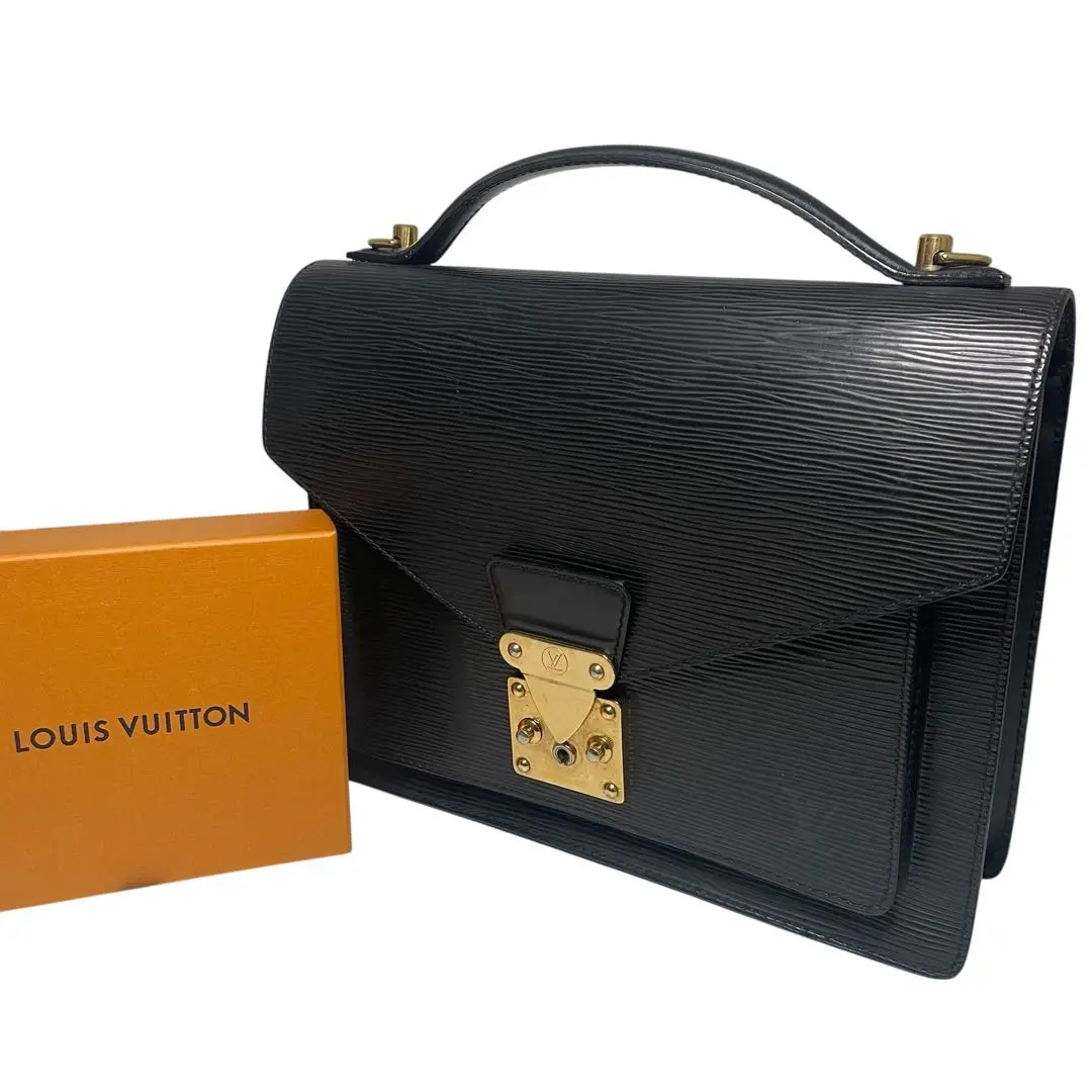 2026年最新】LOUIS VUITTON ルイ ヴィトン モンソー エピ ハンドバッグ