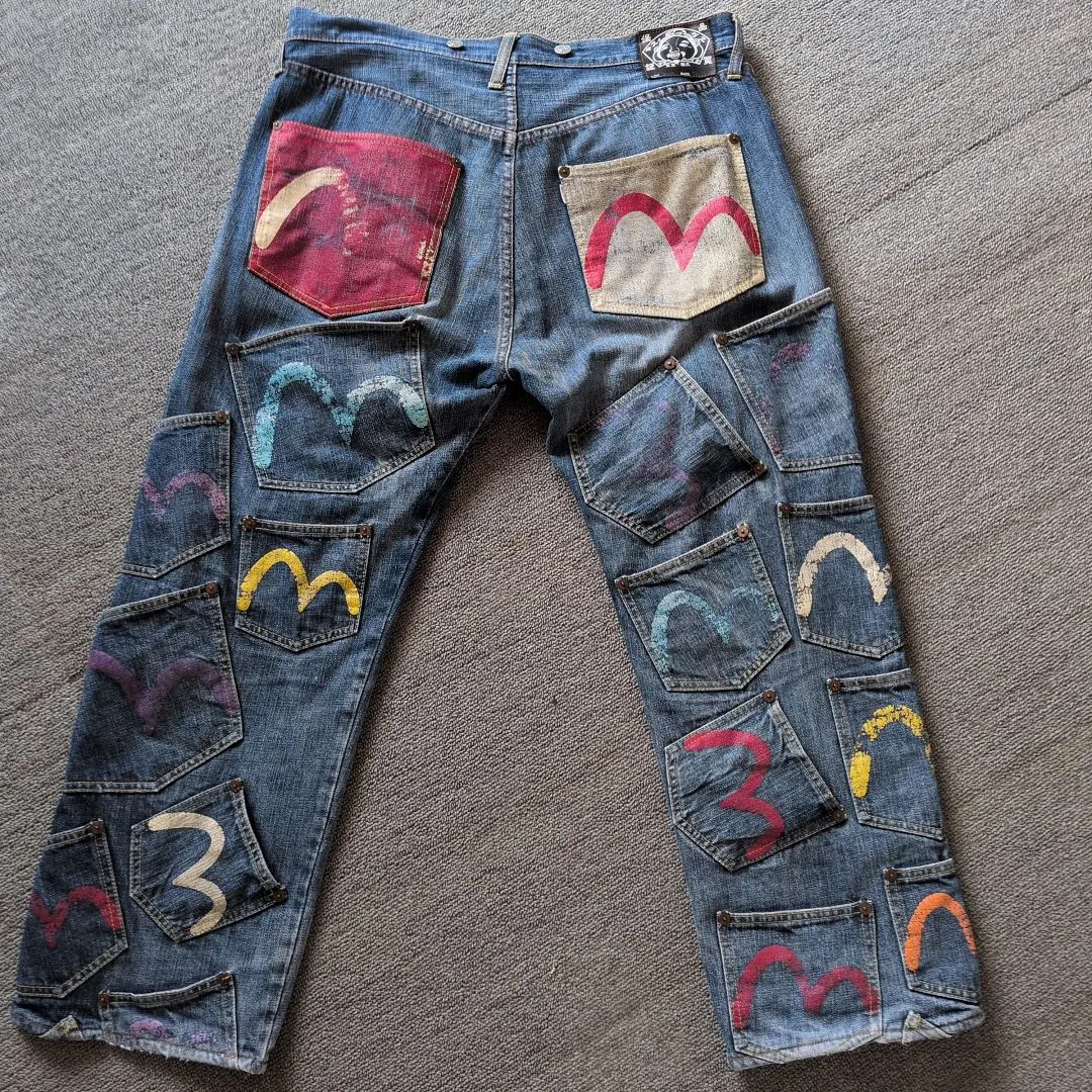 2026年最新】evisu ジーンズ メニーポケットの人気アイテム - メルカリ