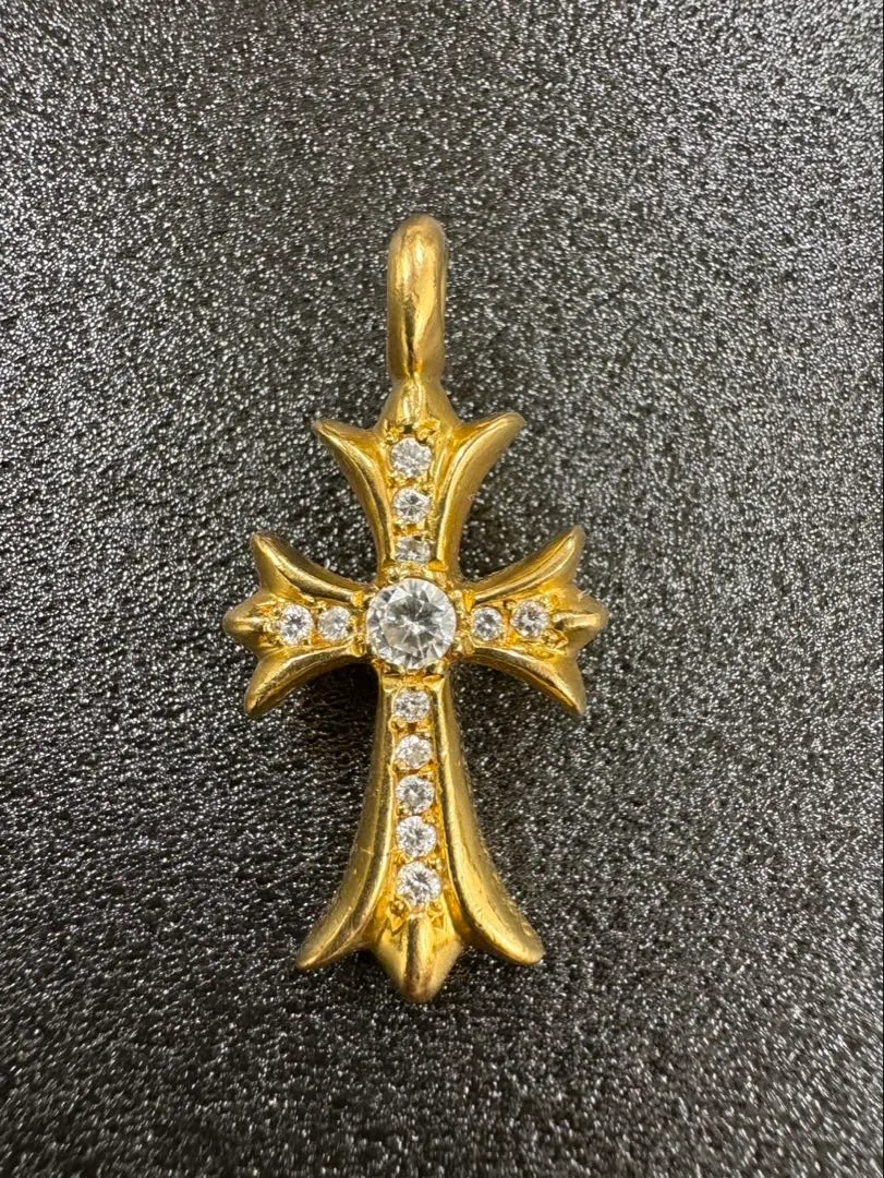 2026年最新】クロムハーツ 22k タイニーファットクロス パヴェダイヤ