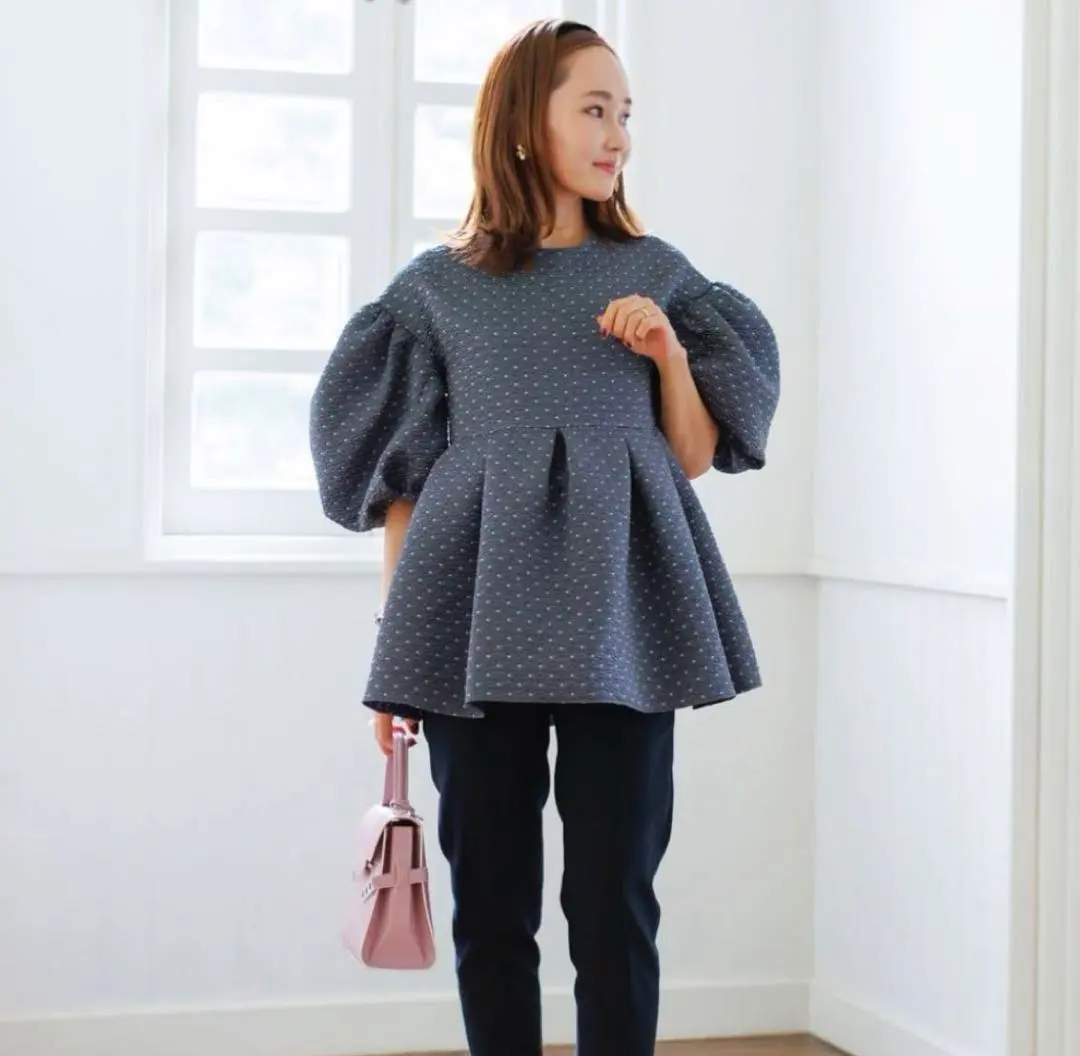 2026年最新】bluelea ブルレア ジャガードブラウスの人気アイテム