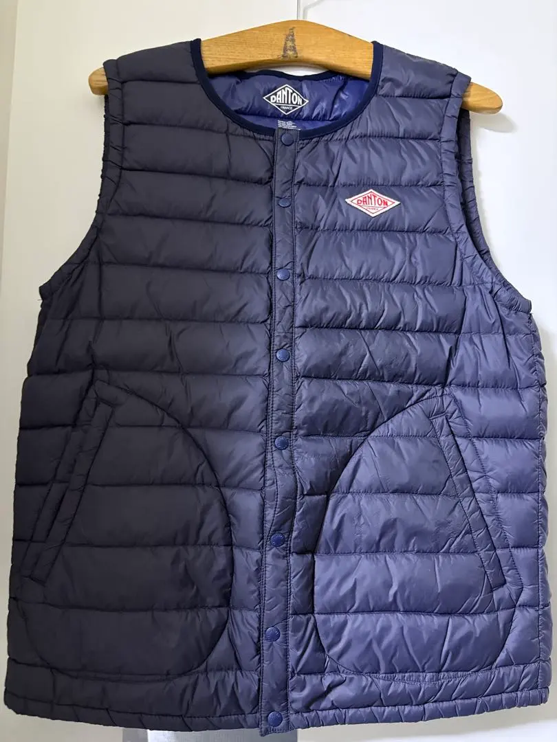 2026年最新】DANTON フード：フードなし ダウンベスト・キルティング