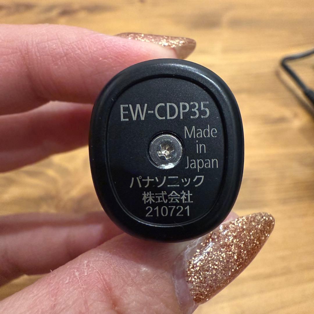 Panasonic 電動歯ブラシ ドルツ 黒 EW-CDP35 替えブラシつき - メルカリ