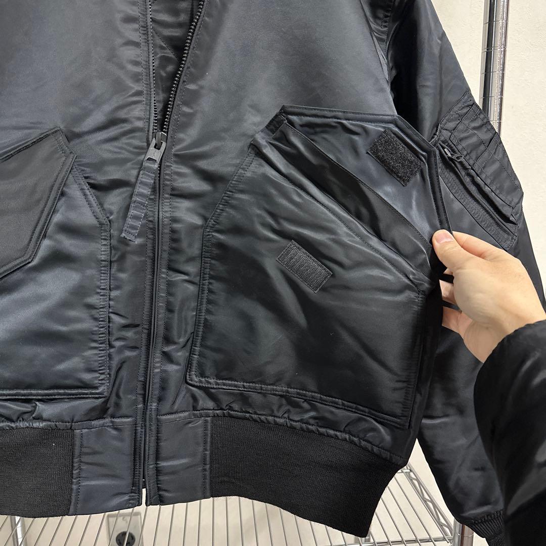 Mサイズ CWU45/P 初年度モデル復刻黒高光沢ナイロンIDEALジッパー