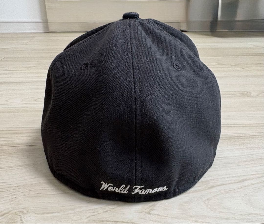 Supreme ベースボールキャップ 黒 7 3/8 - メルカリ