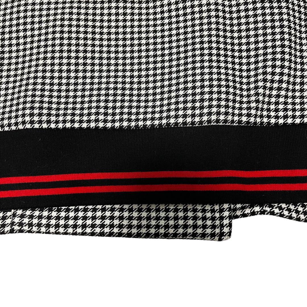 N°21 ヌメロヴェントゥーノ ピーコート パイソン チェック ボーダー 羊