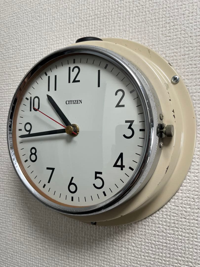 【希少】【ビンテージ】CITIZEN シチズン船舶時計 ビンテージ シチズン/CITIZEN 船舶用時計 壁掛時計 昭和レトロ