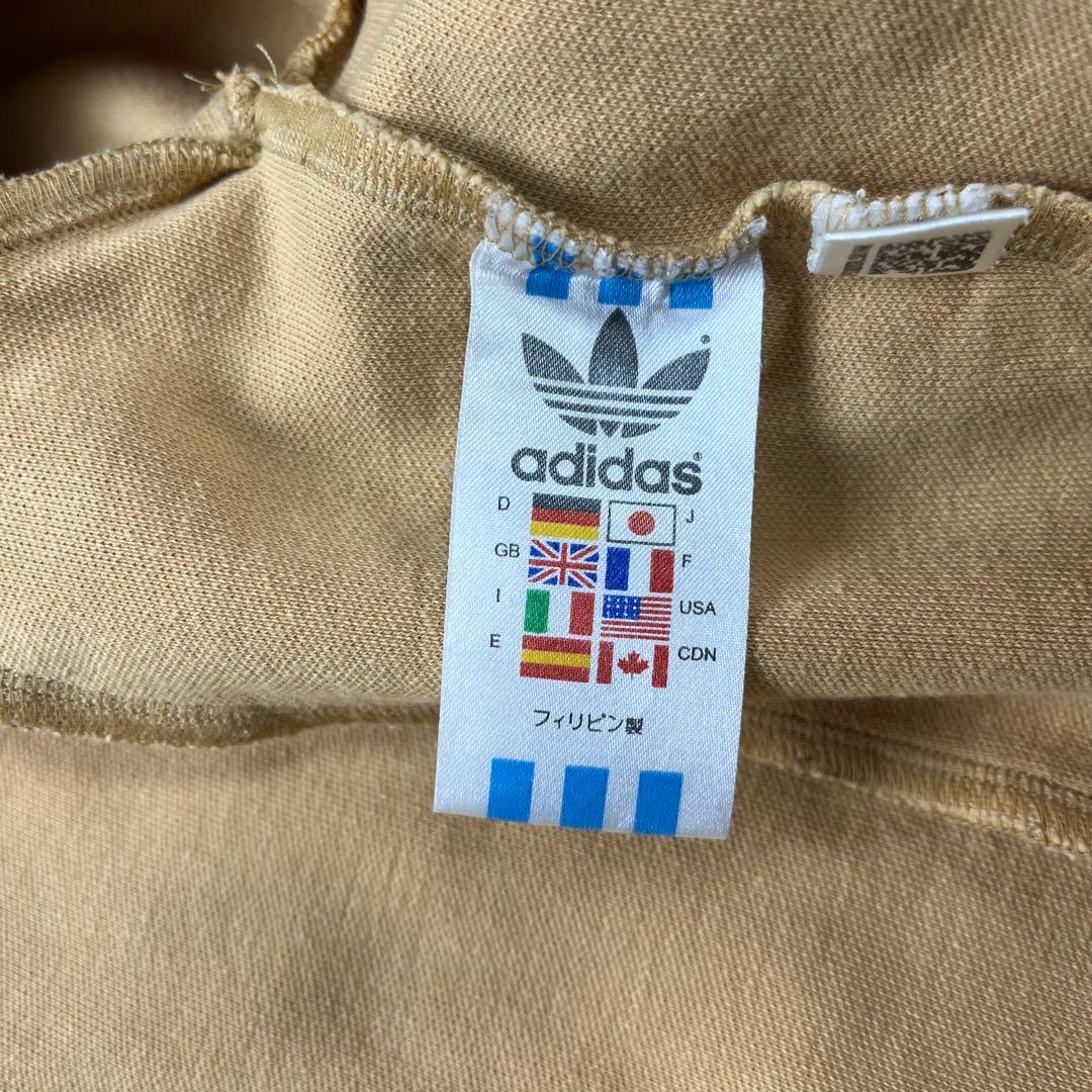 adidas トラックジャケット トレフォイルロゴ ブラウン 00s 白タグ M