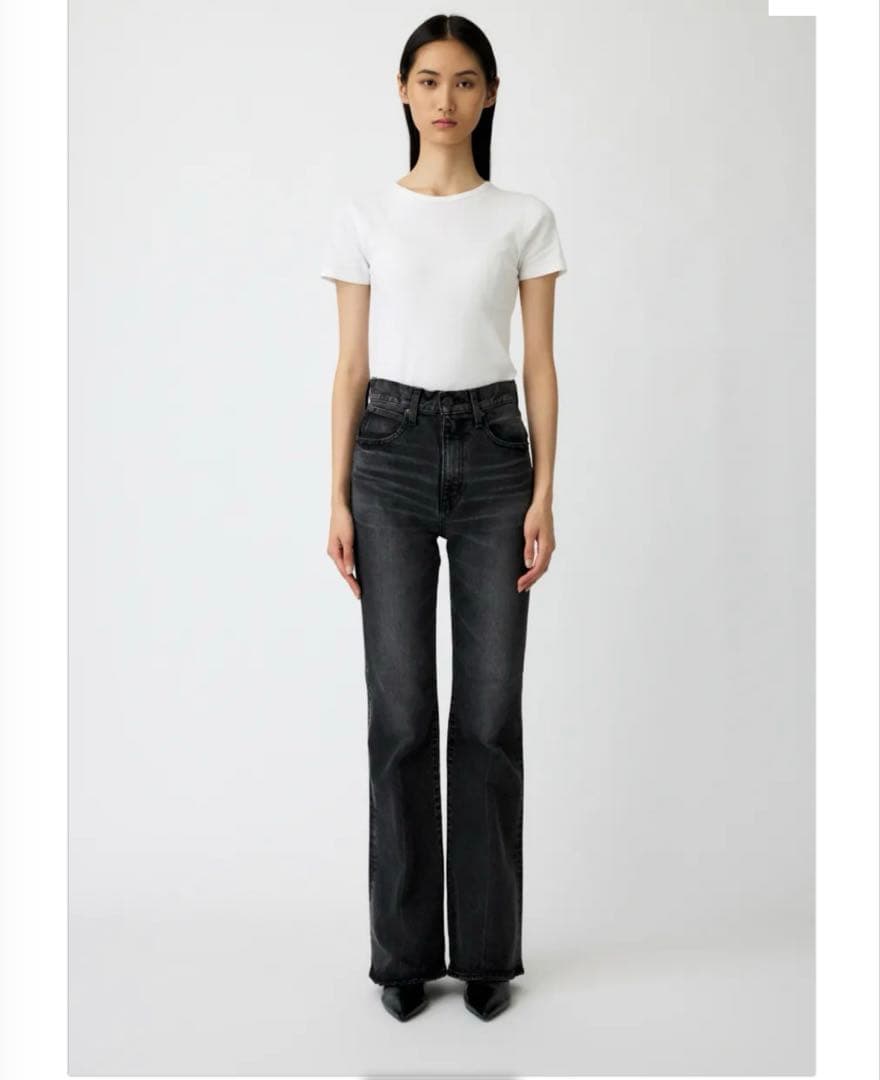 MOUSSY MVS BLACK FLARE 25インチ 通常丈 - メルカリ