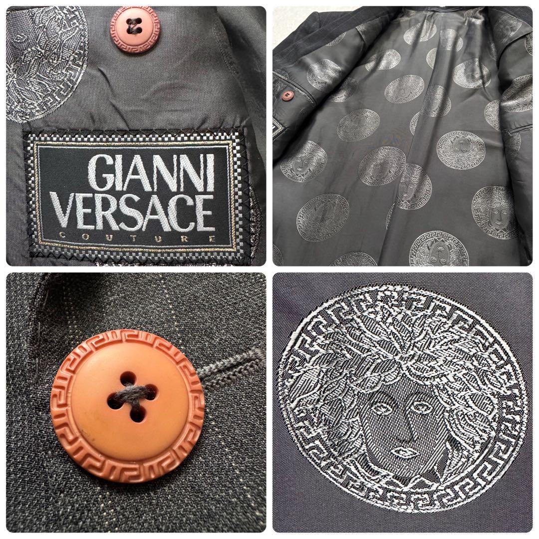 極美品 ジャンニヴェルサーチ スーツ セットアップ ダブル メデューサ