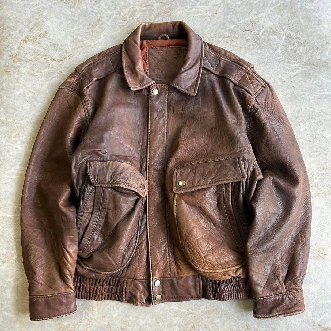 A-2 デザイン デザイン フライト ボンバージャケット 短丈 ショート丈