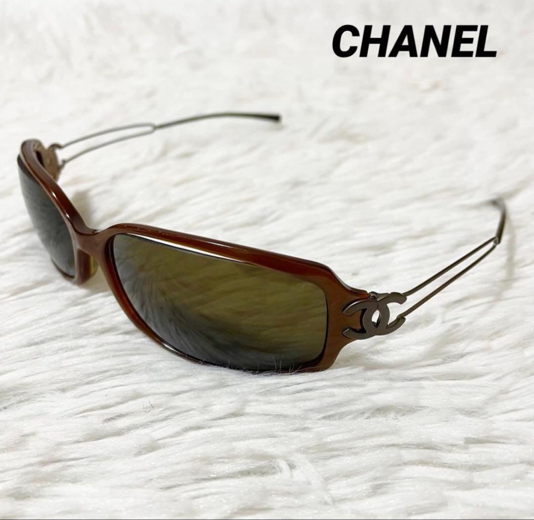 希少 CHANEL シャネル サングラス 眼鏡 5038 ココマーク ブラウン 希少 CHANEL シャネル サングラス 眼鏡 5038 ココマーク ブラウン