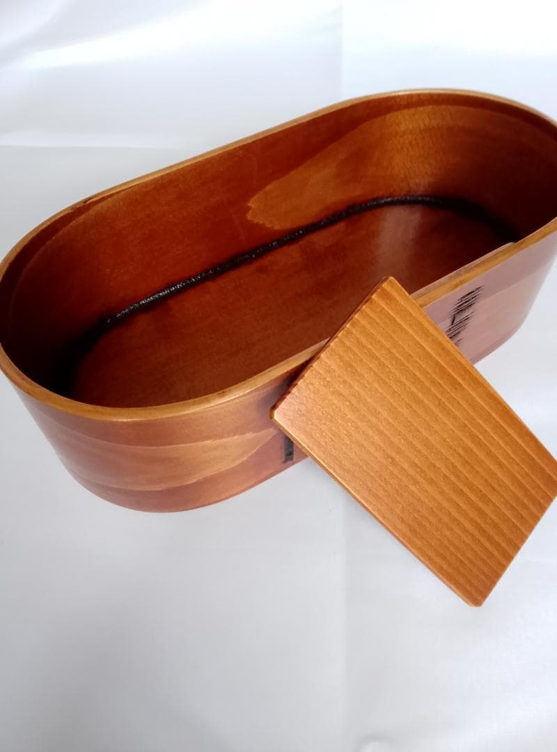 四代目鹿峰 ぬし熊 尾鷲曲げわっぱ 弁当箱 小判型 未使用品 - メルカリ