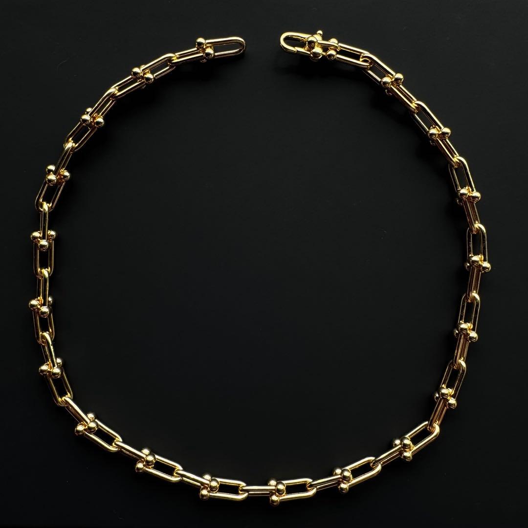 ネックレス　ブレスレット　リング　セット Cable chain bracele & Stone ring Set ブレスレット＆リング