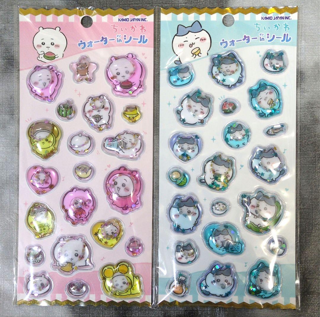 ちいかわ ウォーターインシール(ちいかわ・ハチワレ・うさぎ・MIX)4種