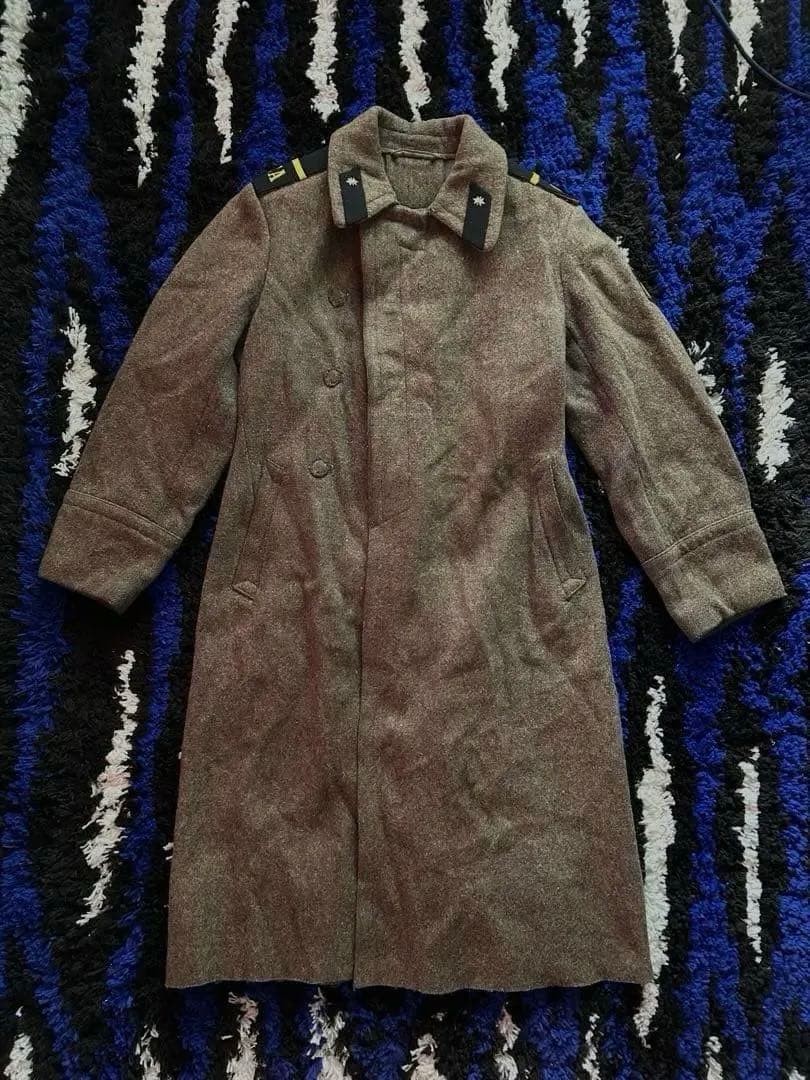 実物 ソ連軍 ロシア軍 兵士用 外套 ウールコート 楽天市場】ソビエト軍 マリーン ウールジャケット ピーコート ブラック