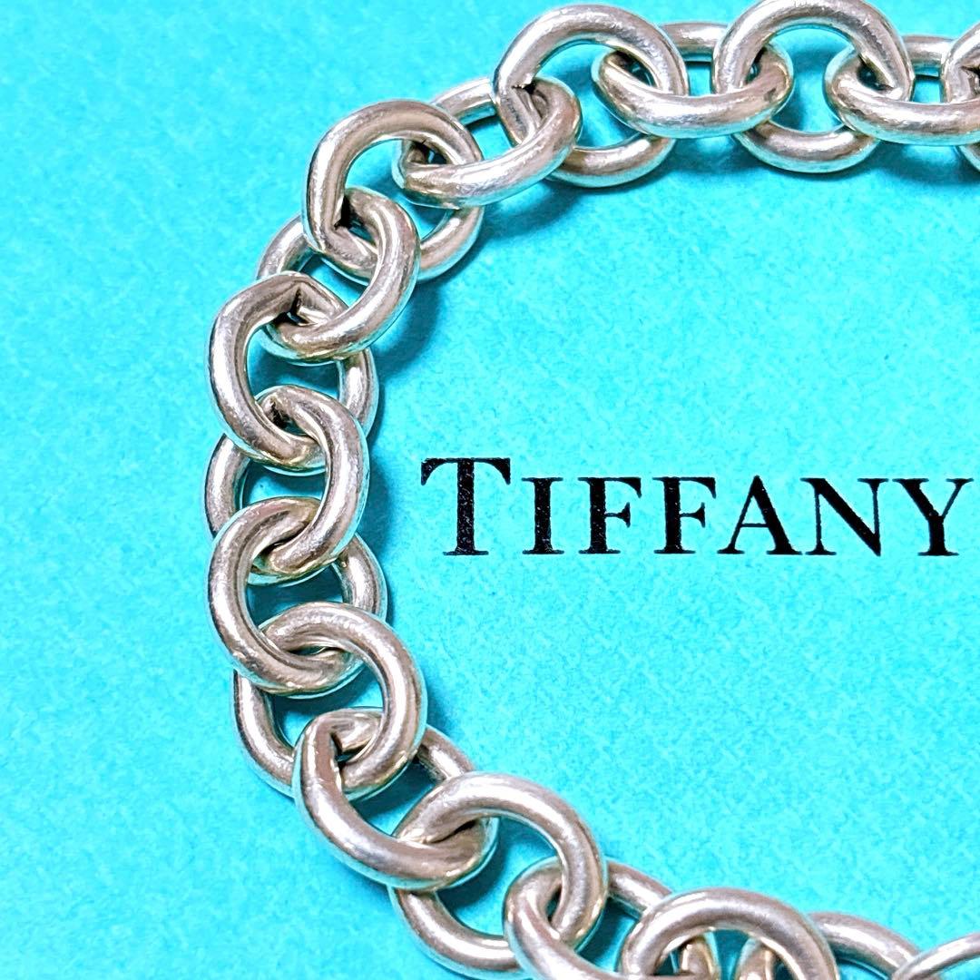 【美品】19.7cm ティファニー ハートタグ ブレスレット シルバー925