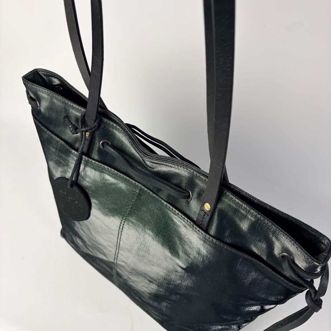 極美品】現行モデル ジャックゴム EMY エミー トートバック グリーン