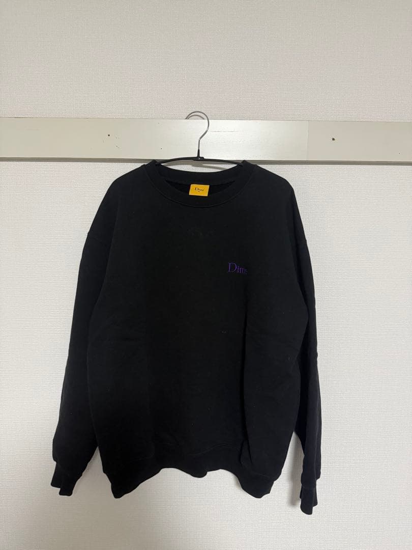 Dime ブラック スウェット Mサイズ トレーナー スウェット Dime/ダイム クルーネック Small Logo Crewneck