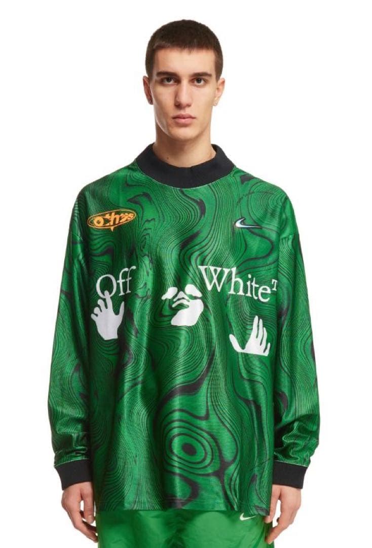 新品】NIKE off-white ゲームシャツ L - メルカリ