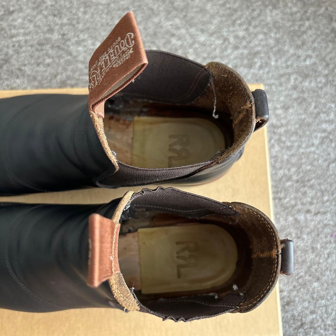 RRL サイドゴアブーツ ダブルアールエル ラルフローレン チェルシー 茶