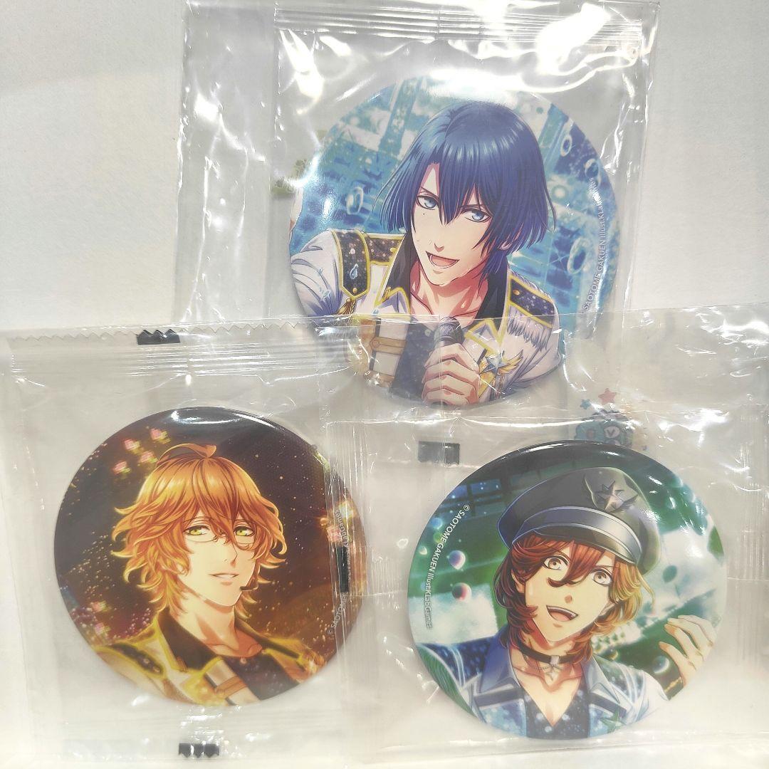 うたプリ ブロッコリーくじ 缶バッジ 聖川真斗 四ノ宮那月 寿嶺二