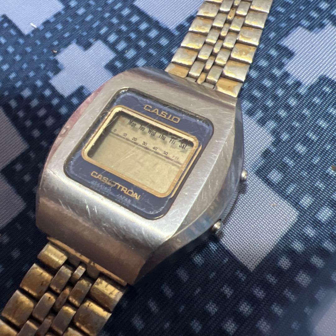 希少 ビンテージ CASIO CASIOTRON カシオトロン S-12ジャンク - メルカリ